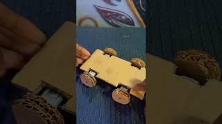 4×4 Cardboard Monster Car | #shorts #bituexperiment