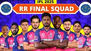 IPL 2025 - Rajasthan Royals Full & Final Squad | RR Team 2025 Players List | RR 2025 Squad