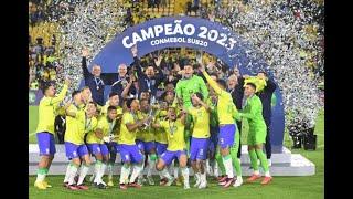 Brasil campeão Sul-americano sub-20 2023 - Brasil 2 x 0 Uruguai - Melhores Momentos