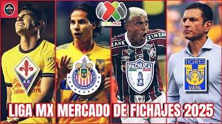 Liga MX Nuevos FICHAJES y SALIDAS para el Mercado de Traspasos del 2025