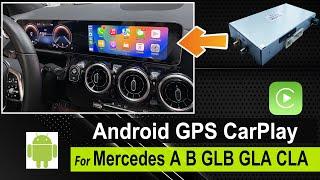 Mercedes Benz A B GLB GLA CLA NTG 6.0 Android GPS Carplay box| Android 12 Apple Carplay Android Auto