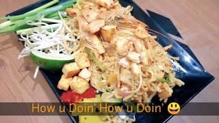 How to cook Pad Thai (Thai Noodle) | JinAas Simple Recipe | Filipino Korean Couple Cooking