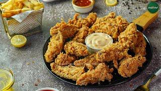 KFC Style Crispy Chicken Wings Recipe by SooperChef