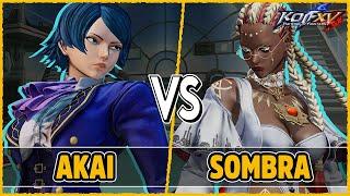 KOF XV  Akai (Kula/King/Elisabeth) vs Sombra (K`/Dolores/Terry)  Steam Replay Match 