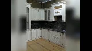 Кухня Азалия угловая 3850х2350 Бежевый ЛеВада мебель.