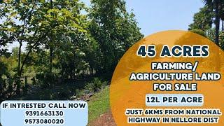 45 acres agriculture land for sale in andhrapradesh | low cost industrial land for sale