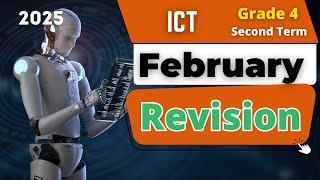 ICT | Grade 4 | February Revision | مراجعة شهر فبراير 2025