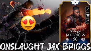 Onslaught Jax Briggs Max Fusion FW Gameplay Review MK Mobile | Crazy Character