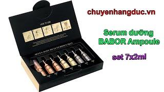 Serum dưỡng BABOR Ampoule set 7x2ml - Minh Hương chuyên hàng Đức - 0835191146 - Zalo 0915342887