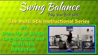 Swing Balance Multi Stik Step Up w/ Rotation and Deflection