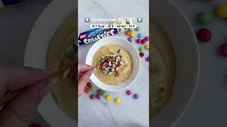 White Smarties PUDDING OATS  - Rezept aufInsta #abnehmrezepte #morenutrition #rezepte #shorts