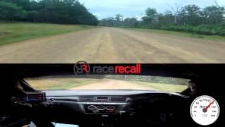 Top Gear Mitsubishi EVO9 Rally Car at over 170kph! - Rally Bonnie Doon 2014.