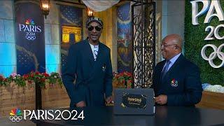 Snoop Dogg breaks down handball, 3x3 hoops and more from Paris Olympics' first week | NBC Sports