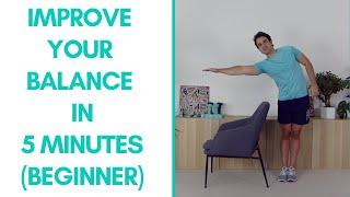 Beginner Balance Exercises For Seniors (Fitter in 5 - 5 -Mins) | More Life Health