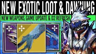 Destiny 2: NEW QUEST LOOT & WINTER UPDATE! Dawning Exotics, Dragon Armor, Game Update, More (10 Dec)