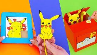 PIKACHU FUNNY DIYs | Pokemon Crafts | Simple Crafts and More ️