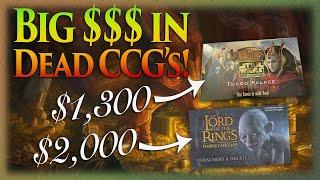 Aristocards - BIG MONEY in Dead CCG market - LOTR TCG SWCCG Harry Potter Card Games