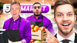 Jeg ansætter 2 NYE medarbejdere! (Supermarket Simulator)