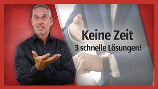 Einwandbehandlung „Keine Zeit für sowas“ - 3 schnelle Lösungen, die funktionieren! | Andreas Breyer