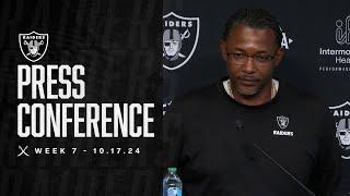 Coach Graham Presser - 10.17.24 | Raiders | NFL