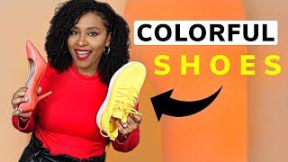 How to wear Colorful Shoes for Spring