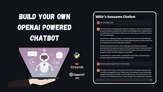 Build Your Own AI Chatbot in Minutes! Python + Streamlit + OpenAI API Tutorial 