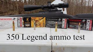 350 Legend ammo test