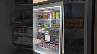 *ASMR* FRIDGE RESTOCK! #asmr #restock #kitchen #kitchenrestock #fridge #fridgerestock #storage #home