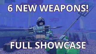 6 NEW WEAPONS! Full Showcase | Wave Defense: Overdrive