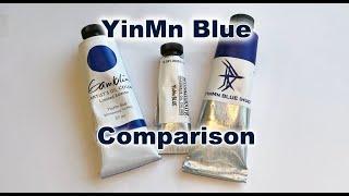 YinMn Blue Oil Paint Comparison