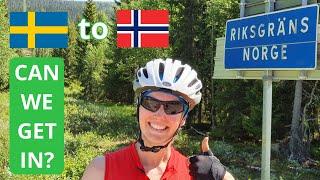 CYCLING from SWEDEN TO NORWAY during CORONA | VANLIFE SWEDEN | CYCLING DREVFJÄLLENS nature reserve