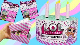 LOL Surprise Present Surprise Unboxing Giant Cake Box