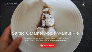 Irresistible Salted Caramel Apple Walnut Pie – A Perfect Spring Baking Treat! 