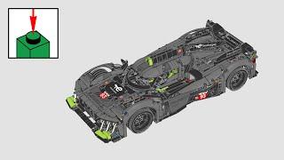 LEGO Technic 42156, PEUGEOT 9X8 24H Le Mans Hybrid Hypercar - építési útmutató