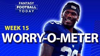 Week 15 Preview: Worry-O-Meter, Latest News, Injury Updates, & More! | 2024 Fantasy Football Advice