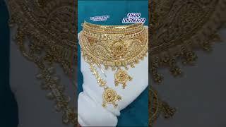 latest premium quality gold plated choker set #very beautiful choker set #mpcollection #jewellery