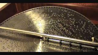 1899 "Luna Waltz" Played On Mira 18 1/2 inch Concert Grand Console Music Box