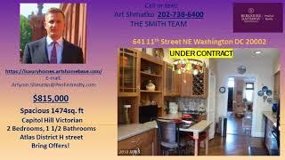 Spacious 2-Level Capitol Hill 2 bedroom 1 1/2 bathroom Victorian Bay property for sale