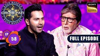 Diwali Bash With Varun Dhawan | Kaun Banega Crorepati S16 - Ep 58 | Full Episode | 30 Oct 2024