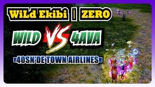 WiLd vs 4Ava | 40 SANİYE'DE TOWN AIRLINES #knightonline #zero  #wild #justthegame