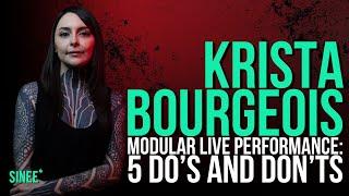 5 Tips For Your Modular Live Performance By Krista Bourgeois