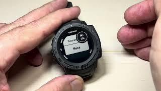 Garmin Instinct Solar | Quick Timer Functionality