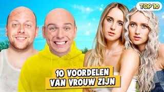 10 VOORDELEN VAN VROUW ZIJN!