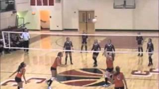 Kelsie playing volleyball