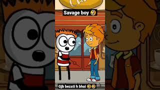 tweencraft cartoon animated comedy video   savage boy #shorts #tweencraft#tweencraftshraddha