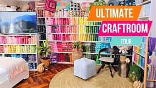 Craft Room Organization Ideas & Crochet Room Tour!