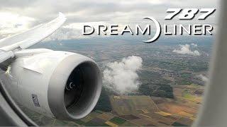 STUNNING BOEING 787 WING VIEW!! Latam 787-9 Approach and Landing in Frankfurt