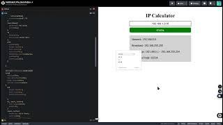 Simple IP Calculator JavaScript (ส่งงาน BorntoDev)