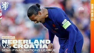 Intense battle decided in extra time  | Highlights Nederland - Croatia (14/06/2023)