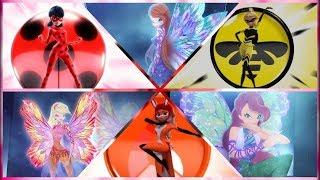 Miraculous LadyBug & World of Winx - Dreamix Transformation